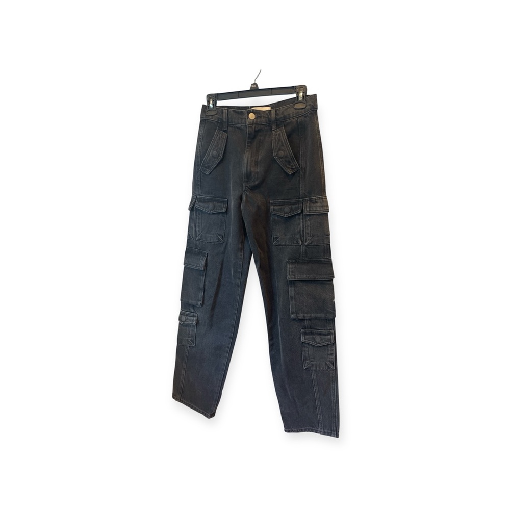 Zara Women's Dark Cargo Jeans
